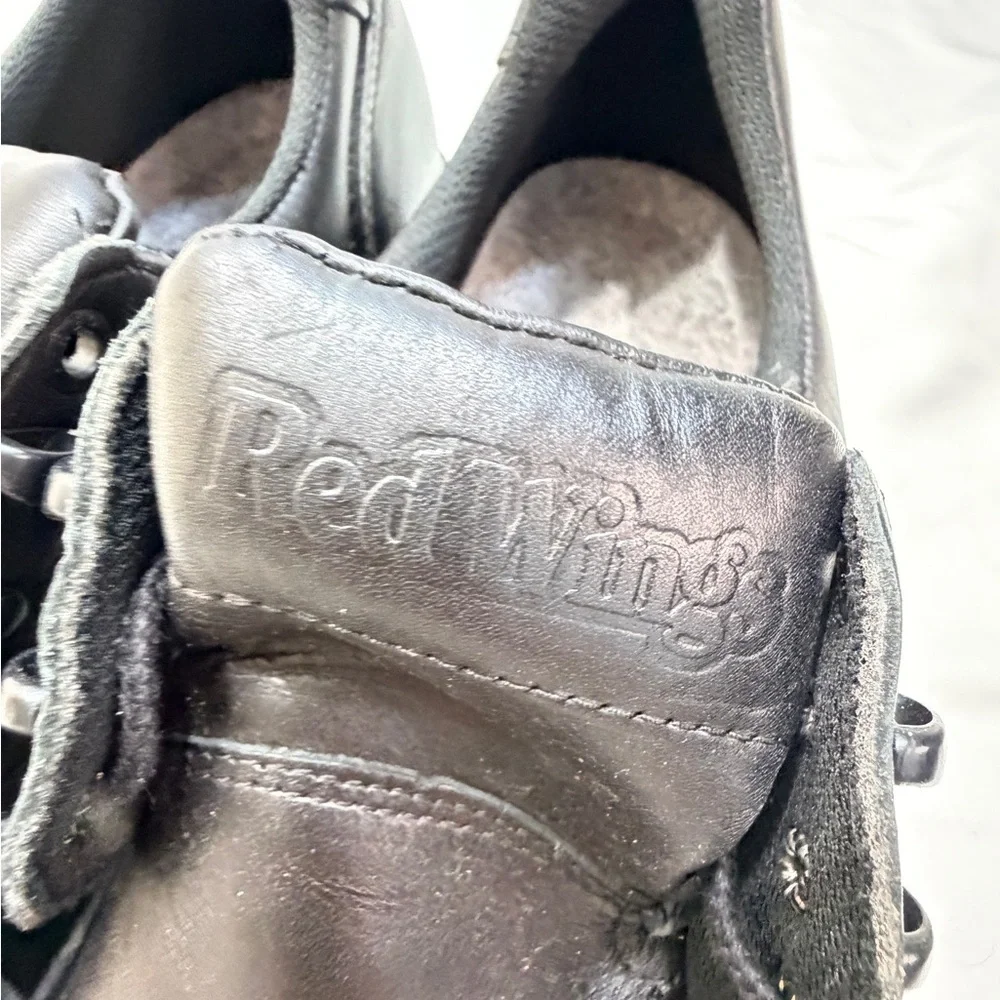 Red Wing 8618 Men's Black Leather Oxford Work Shoes Slip Resistant 11.5 D